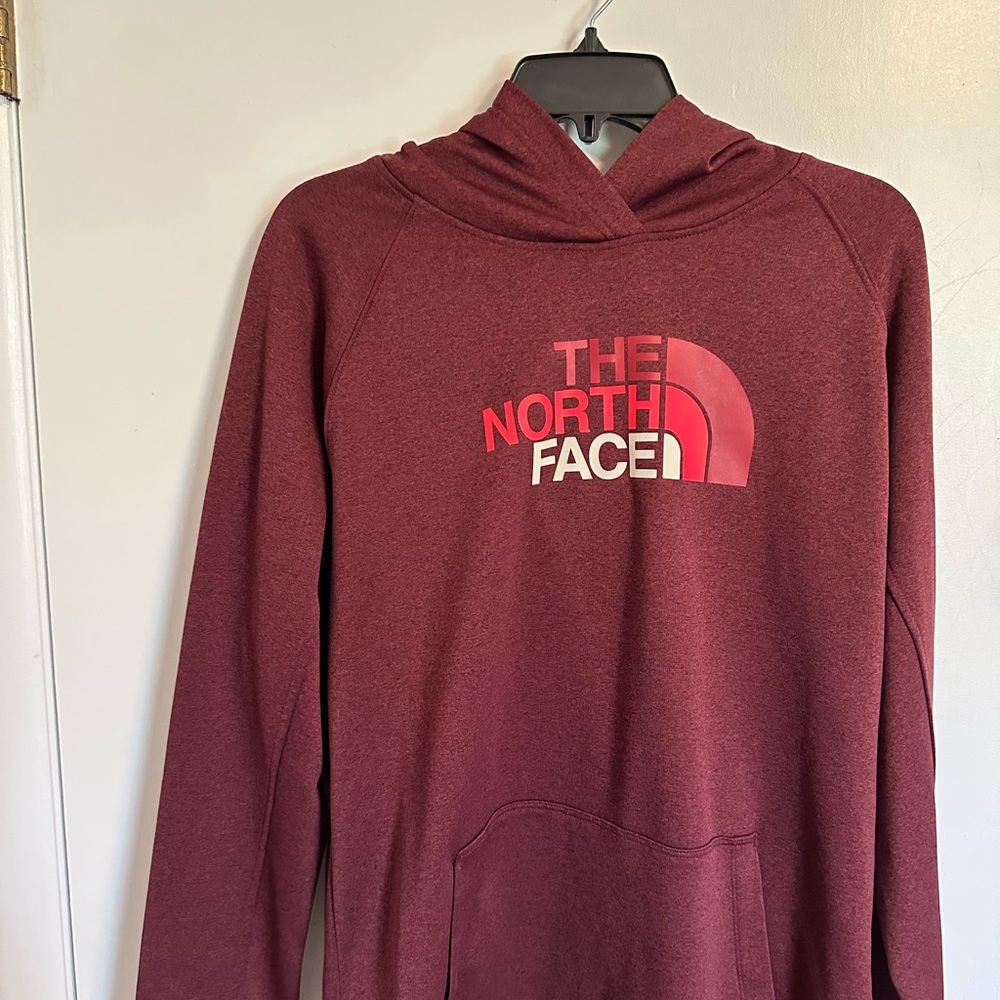 The North Face Red Hooded Sweatshirt